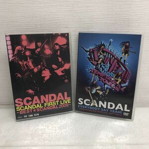 PY1117A SCANDAL スキャンダル DVD 2本セット/FIRST LIVE BEST SCANDAL 2009/EVERYBODY SAY YEAH! TOUR 2010/邦楽 ライブ ツアー Epic