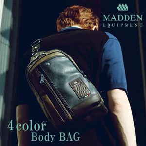 【MADDEN EQUIPMENT 】ボディバッグ TMPI 04 送料無料 シンプル PU メンズ プレゼント ギフト メデン イクイップメント TBPI 12