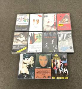 ●希少 カセットテープ まとめ 洋楽 ロック ポップス THE POLICE MADONNA PET SHOP BOYS GENESIS PHIL COLINS 他●