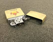 ●希少 ZIPPO CANADA SOLID BRASS 1932 1989 ダブルイヤー ジッポー オイルライター カナダ ソリッドブラス メープルリーフ ゴールド●_画像6