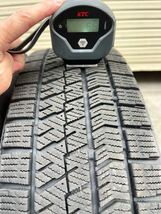 185/65R15 スタッドレス BS バルミナホイール付 4本 22年製 ブリヂストン VRX2 溝約6.6mm〜 15x5.5J 100 4H +42 ティーダ シエンタ ノート_画像5