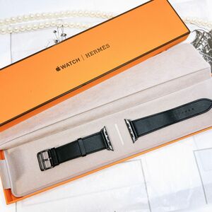 HERMES エルメス　 アップルウォッチ　レザーベルト　44mm