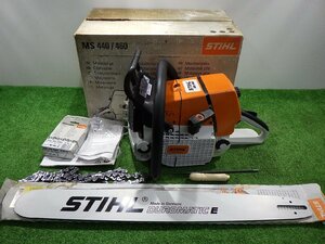 未使用品 STIHL MS460 チェーンソー STIHL 76.5㏄ 6.5㎏ ガイドバー63㎝ 切断機 林業農業 保管品の為本体に汚れあり 大型 231104