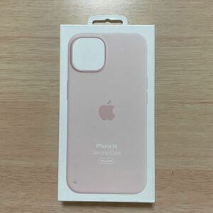 ★新品★ Apple アップル 純正 iPhone 14 シリコンケース・チョークピンク 112Ａ⑧