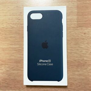 ★新品★ Apple アップル 純正 iPhone 7 / 8 / SE シリコンケース・アビスブルー 86B10