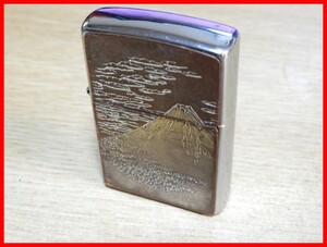 ★★ＺＩＰＰＯ★ ジッポーライター　G-21 ☆富士山　Mt.FUJI 　銅板プレート付き　☆　中古★G683