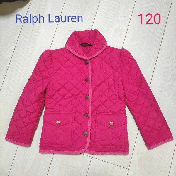 Ralph Lauren　ラルフローレン　キルティング　ピンク　ジャケット　 ジャンパー ブルゾン 女の子