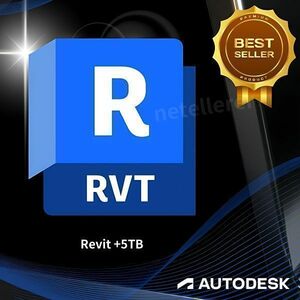 『5TBの特典付』 正規 Autodesk Revit 2021/2022/2023/2024 Win 全バージョン認証可 ３台同時利用可 アップデート可　