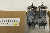 Telefunken 刻印マーク ◇ ECC83 12AX7 2本 その24_画像1