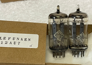 Telefunken 刻印マーク ◇ ECC82 12AU7 2本 その25