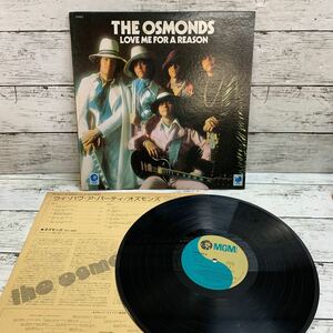 【中古品】The Osmonds Love Me For A Reason LPレコード オズモンズ 洋楽ロックMM 2067 国内盤