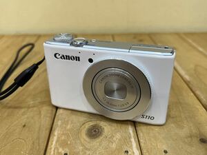 ◆Canon キャノン PowerShot S110 パワーショット コンパクトデジタルカメラ 通年確認済み バッテリー 充電器付き 保管品◆