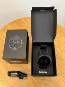 ◆SUUNTO スント 腕時計 OW161 SPARTAN SPORT WRIST HR GPS スパルタン スポーツ ブラック クォーツ 可動品 箱付き 中古品◆