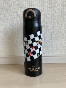 新品Starbucks スターバックスステンレスボトル水筒黒Chess473ml