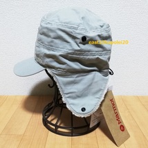 新品 Marmot Burnaby Boa Work Cap マーモット ロゴ 刺繍 バーナビー ボア 耳当て ワーク キャップ 帽子 57-59㎝ DKH 未使用 デサント 秋冬_画像3