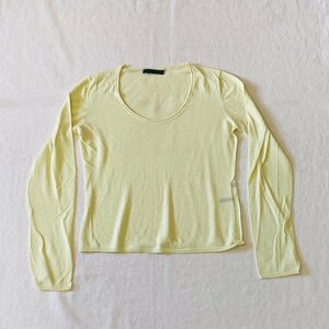 JIL SANDER　ジルサンダー　ロングスリーブ/長袖　インナー ニット　イエロー　38