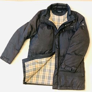 BURBERRY　BLACK LABEL　バーバリー　三陽商会　ダウン コート　裏地ノバチェック　パーカー/フーディー/毛皮　ブラック/黒　BMP03-538-09