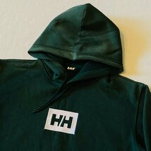 HELLY HANSEN　ロゴ 刺繍　パーカー/フーディー　グリーン/緑　L　HE32061_画像2