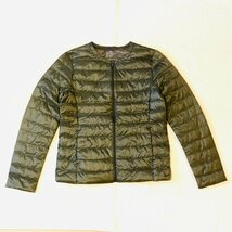 美品　UNIQLO　ユニクロ　ULTRA LIGHT WEGHIT DOWN　超軽量 ダウン ジャケット　カーキ　L_画像5