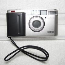 リコー RICOH GR10 35mm F2.8 35mm コンパクトフィルムカメラ シルバー（中古動作品）_画像2