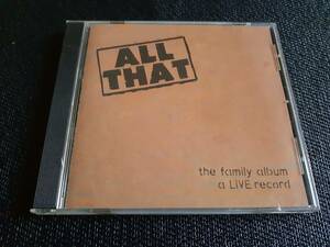 J6650【CD】All That / The Family Album Live At The Mermaid Lounge
