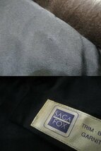 1635 SAGA FOX サガ フォックス ファー ティペット ブラック系/ブランド レディース ファッション 小物 高級毛皮 マフラー ストール_画像9