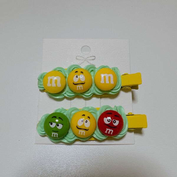 ホイップデコヘアピン　m&m's