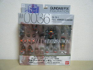 即決未開封 ガンダムフィックスフィギュレーション ＃0036 FA-78-1 フルアーマーガンダム フレームモデル 機動戦士ガンダム G.F.F バンダイ