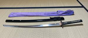 【送料無料】最高級/居合刀/本格拵え/樋入/模造刀/全長:約104cm,重さ約1,135g/鞘無し長さ:約99cm,重さ約900g/刃渡り:約71,5cm/刀袋付