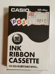 【新品未使用品】CASIO POST LAND　INK　RIBBON　CASSETTE　NR-40BK
