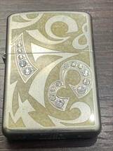 #4244A ZIPPO 5本 未着荷 火花〇1本 北斗の拳 KENZO WIND PROOF / ガスライター未着荷 / 木箱 喫煙 ジッポ _画像2