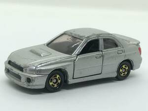 つ2★トミカ ミニカー スバル インプレッサ WRX S=1/59 2000 シルバー No.54