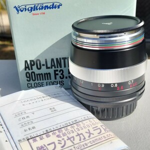 ★新品未使用 Voigtlander APO-LANTHAR 90mm F3.5 SL Close Focus ニコンAi−s コシナ・フォクトレンダー ニコンFマウント用