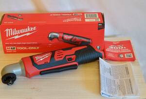 ミルウォーキーツール 12V アングルインパクトドライバー Milwaukee M12 1/4 In. Hex Right Angle Impact Driver