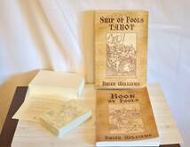 【1円スタート！】廃版 未使用 Ship of Fools タロット カード & ブック セット 英語 Ship of Fools Tarot Card Deck & Book Set_画像1