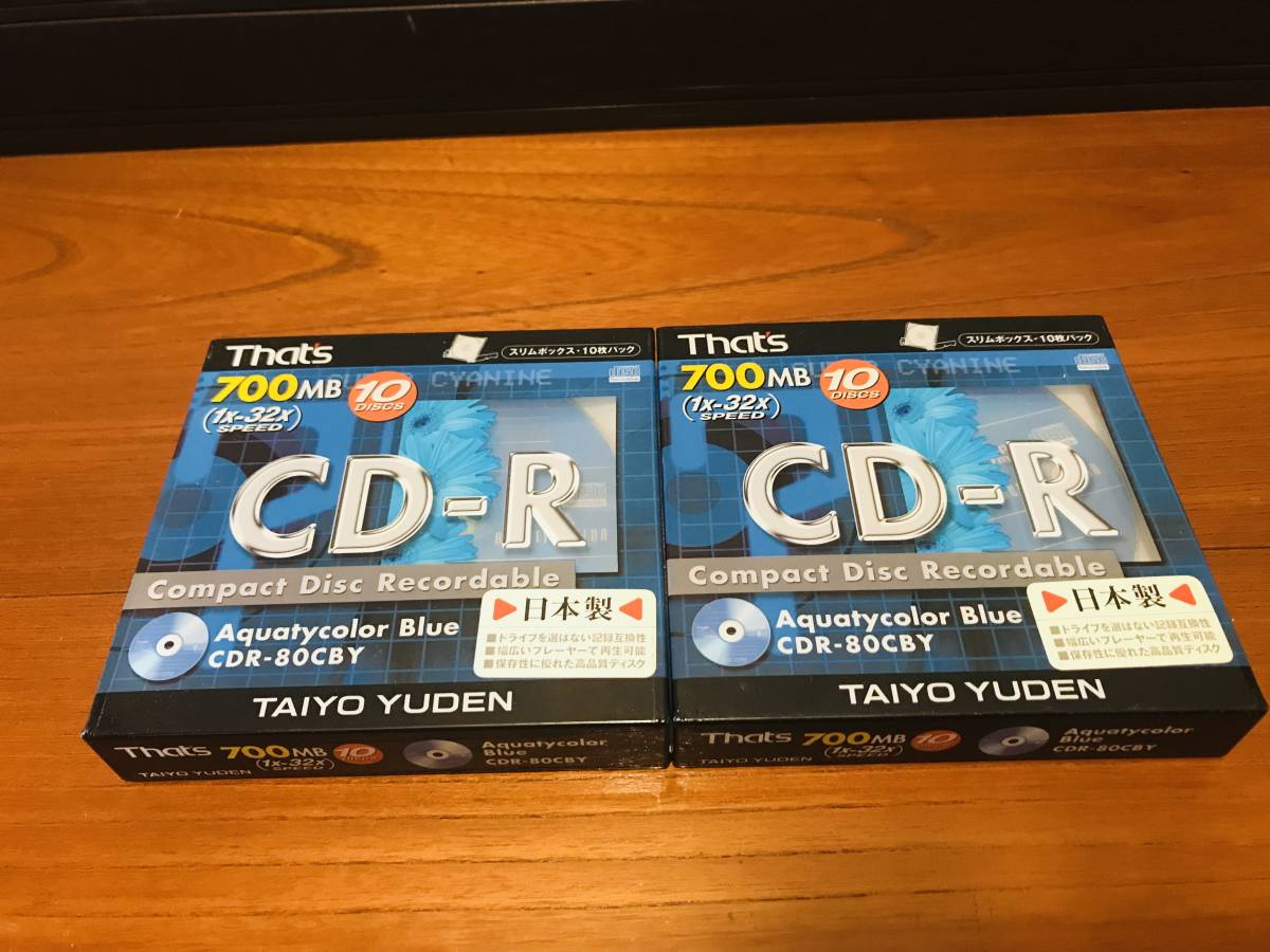 2023年最新】Yahoo!オークション -太陽誘電 cd-r(コンピュータ)の中古