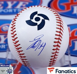 GE★MLB初サイン会品！吉田正尚2023年直筆サイン+背番号34入りWBC公式ボール#FANATICS/MLB機構証明☆大谷翔平,佐々木朗希,山本由伸 優勝