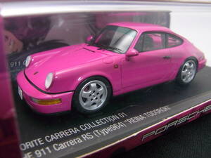 ★貴重!★PORSCHE 911 Carrera RS 彼女のカレラ 轟麗菜ver. ルビーストンレッド 1/43【ポルシェ カレラ Type 964】★未開封・極美品!★