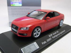 ★ディーラー特注品!★Audi アウディ A5 Coupe Red 1/43【8T/8F系】 