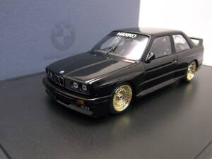 ★ディーラーPKG!★BMW M3 Coupe Black 1/43【E30 HANKO特注!1,000台限定品!】★極美品!★80420393508★クーペ 3シリーズ 3er