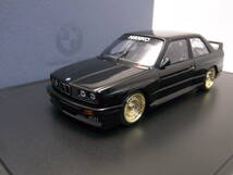 ★ディーラーPKG!★BMW M3 Coupe Black 1/43【E30 HANKO特注!1,000台限定品!】★極美品!★80420393508★クーペ 3シリーズ 3er_画像1