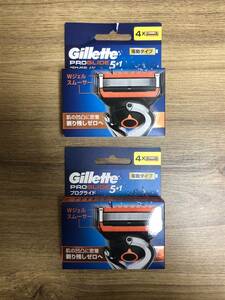 【未使用】Gillette PROGLIDE ジレット プログライド 5＋１ 電動タイプ 替刃 4コ×2