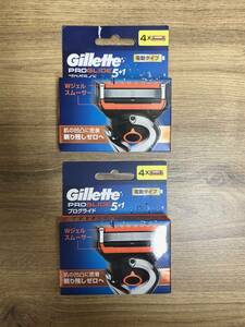 【未使用】Gillette PROGLIDE ジレット プログライド 5＋1 電動タイプ 替刃 4コ × 2点