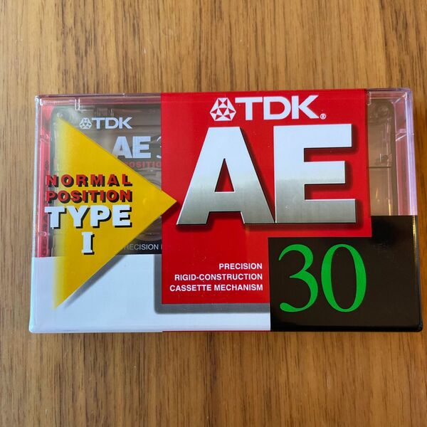 【新品・未使用】カセットテープ、TDK AE-30F