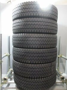 BN356 中古トラック タイヤ 225/90R17.5 127/125L 冬6本価格！DUNLOP DECTES SP001 2021年製 法人宛/営業所止め送料無料