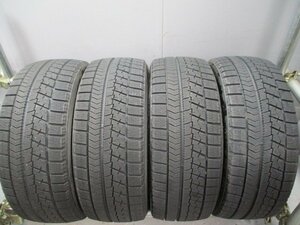 BN340 中古タイヤ スタッドレス 225/45R17 バリ山 冬4本価格！BS VRX 法人宛/営業所止め送料無料 オーリス インプレッサ