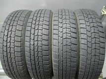 BN359 中古タイヤ スタッドレス 155/65R14 バリ山 冬4本価格！DUNLOP WM02 法人宛/営業所止め送料無料 タント Ｎ-BOX_画像1