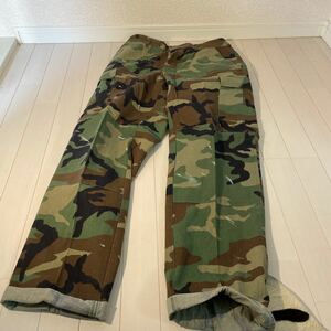 24.ミリタリーパンツ　迷彩 カーゴパンツ 米軍 ARMY USA 軍パン　デッドストック？ヴィンテージ？