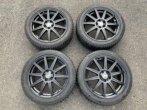 プリウス 50 スタッドレス ブリザック VRX2 215/45R17 2017年 PCD100 ET48 7J