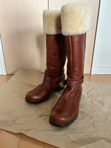 UGG レザー　ブラウン　ブーツ